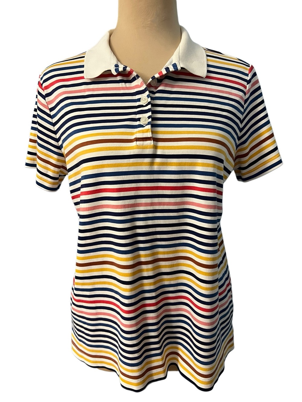 Women’s M Supima cotton Polo Shirt EUC